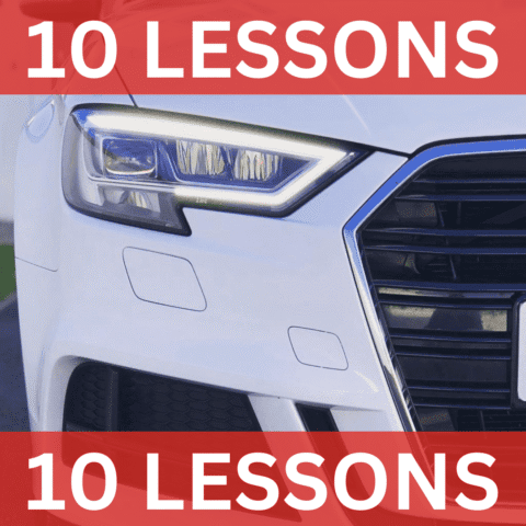 10 Manual Driving Lessons Package