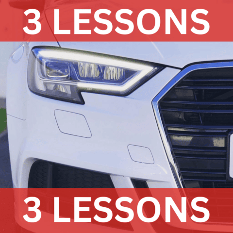 3 Manual Driving Lessons Package